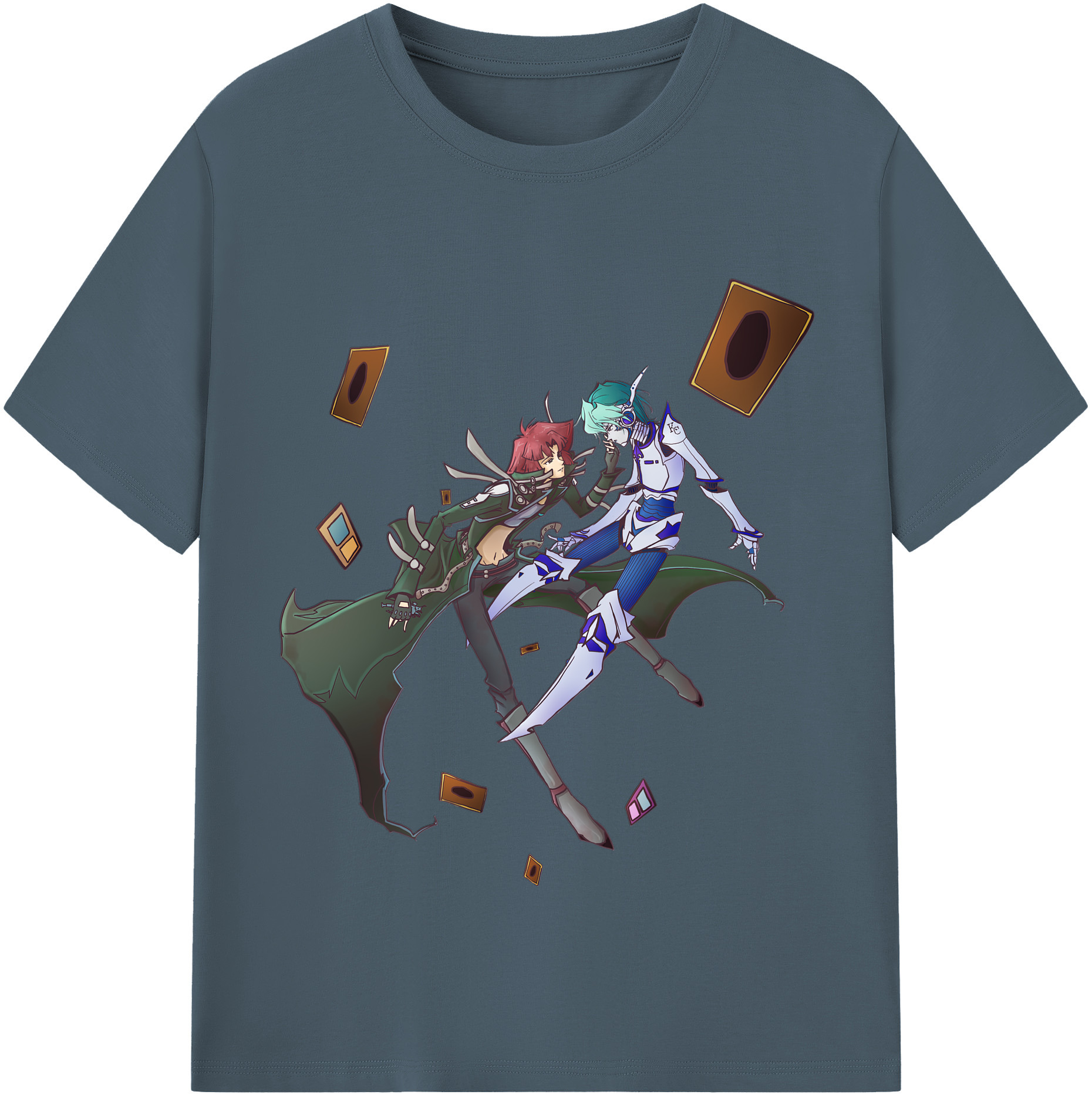 （画像用） 遊☆戯☆王 Yu-Gi-Oh! 綿100％半袖Tシャツ（フロントプリント）